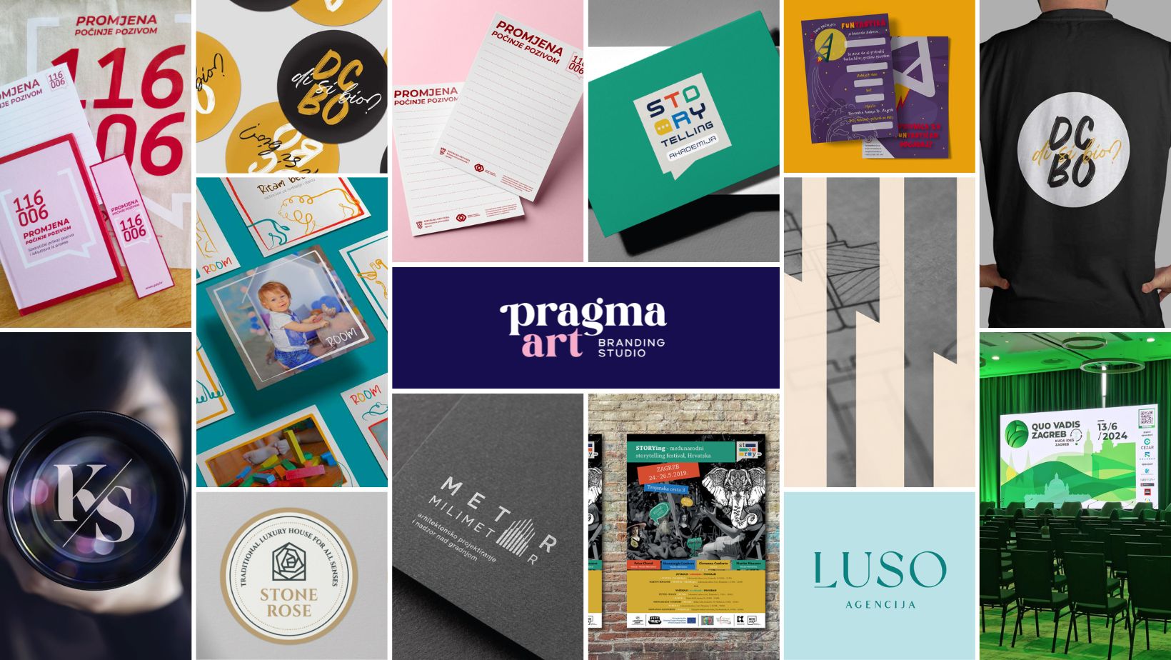 PragmaArt Studio - Logo • Društvene mreže • Grafički dizajn